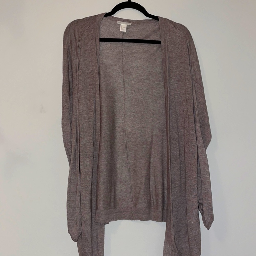 H&M Light Brown Cardigan Size L